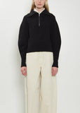 Zipped Wool Sweater
