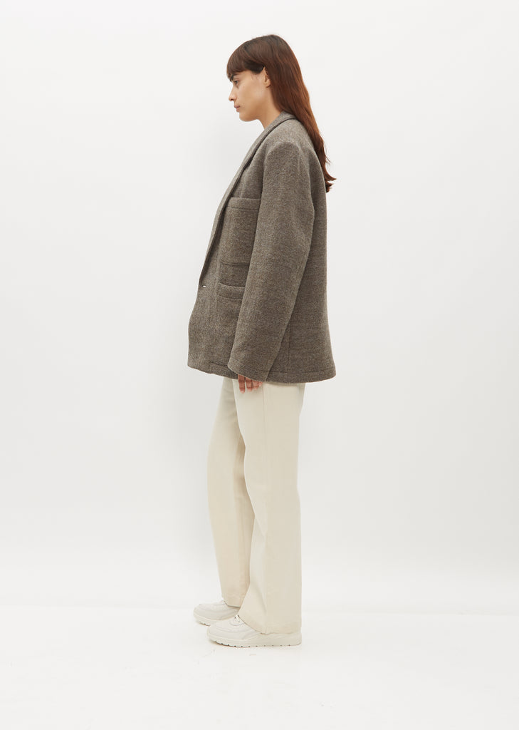 Juri Wool Jacket — Mud Grey