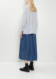 Cotton Ruffle Shirt