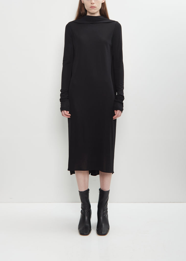 Viscose Jersey Cocoon Cape Dress