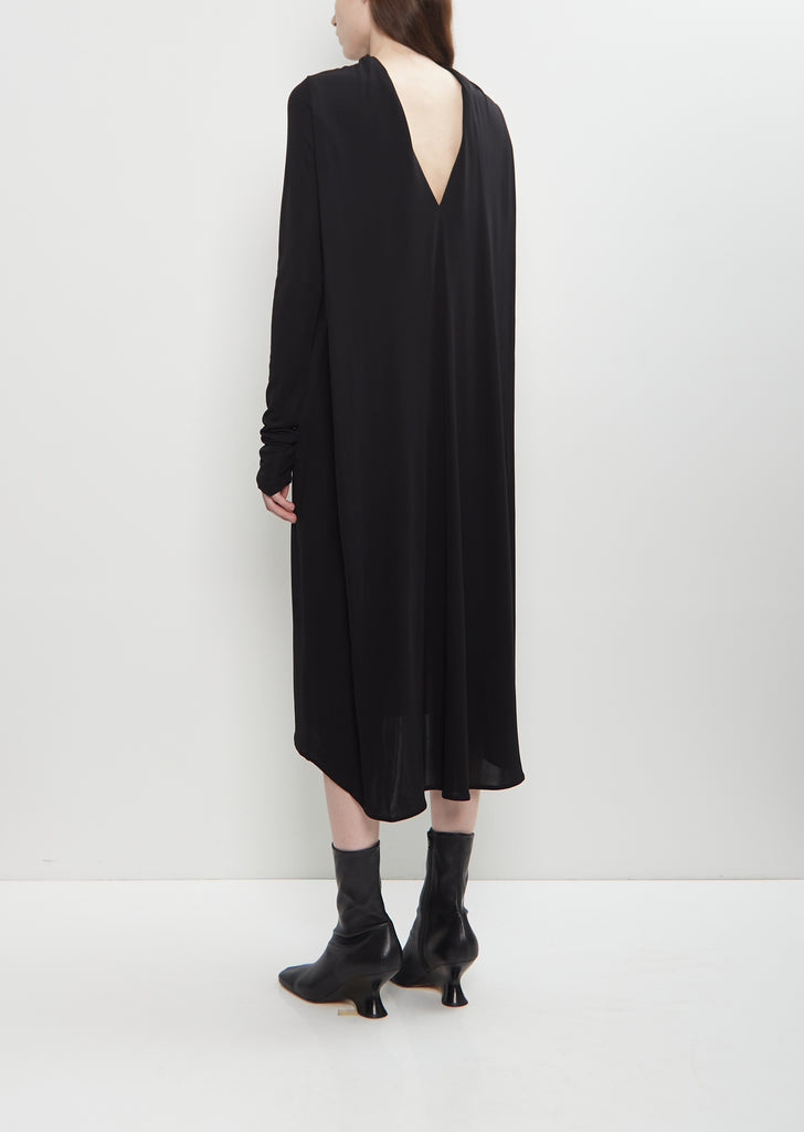 Viscose Jersey Cocoon Cape Dress