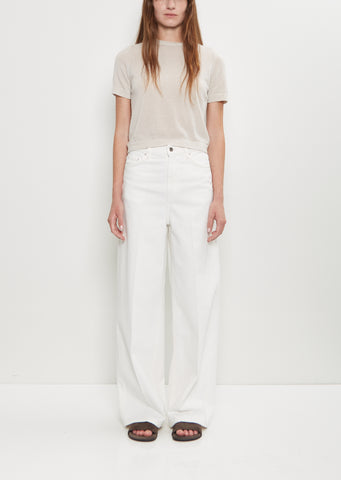 Organic Cotton Wide Leg Denim