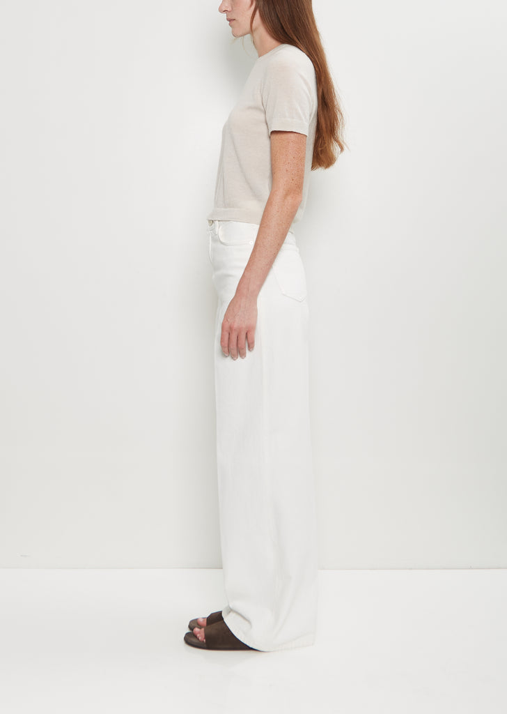 Organic Cotton Wide Leg Denim