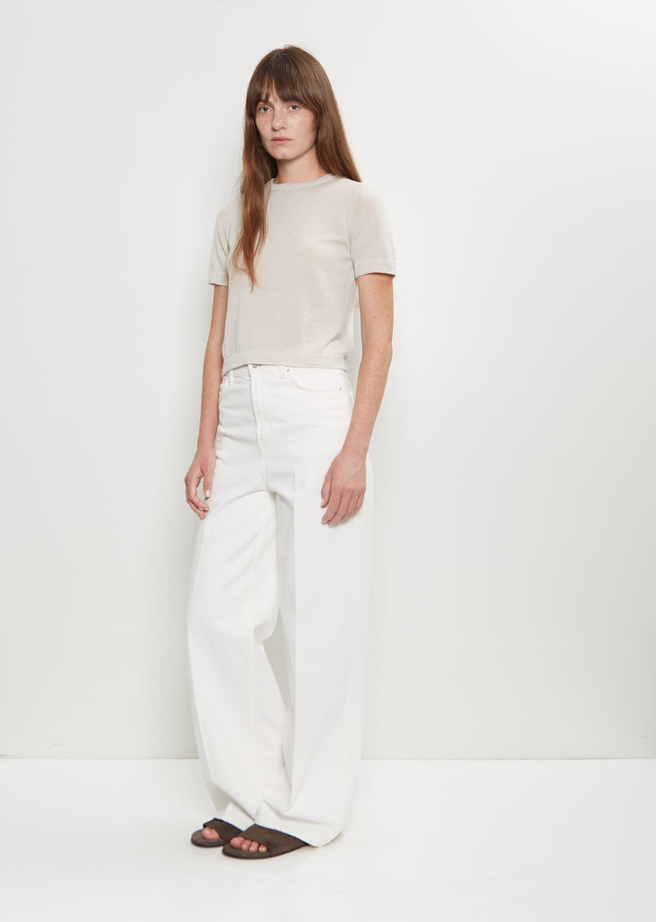 Organic Cotton Wide Leg Denim