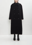 Brushed Wool Blend Shield Coat