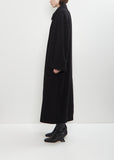 Brushed Wool Blend Shield Coat