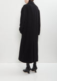 Brushed Wool Blend Shield Coat