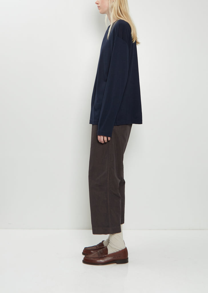 Wool Crew Neck Pullover