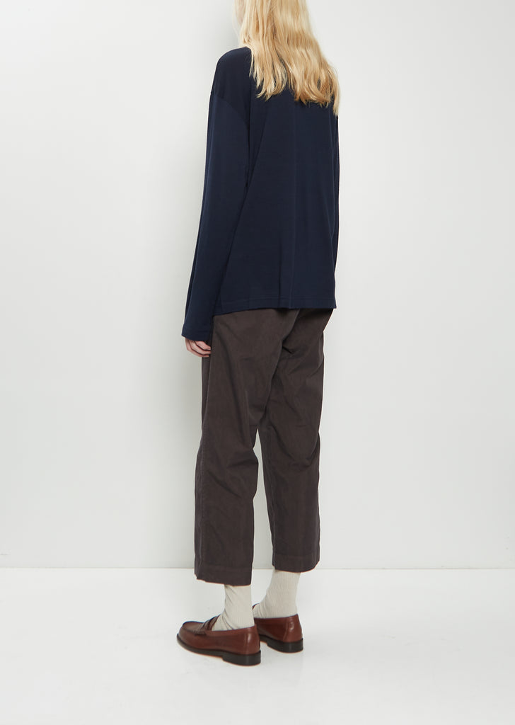 Wool Crew Neck Pullover