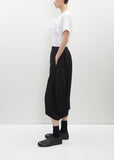 Cropped Asymmetrical Pull On Pant
