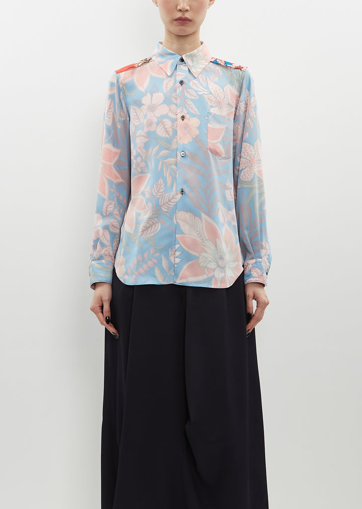Polyester Floral Blouse