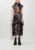 Paisley Print Dress