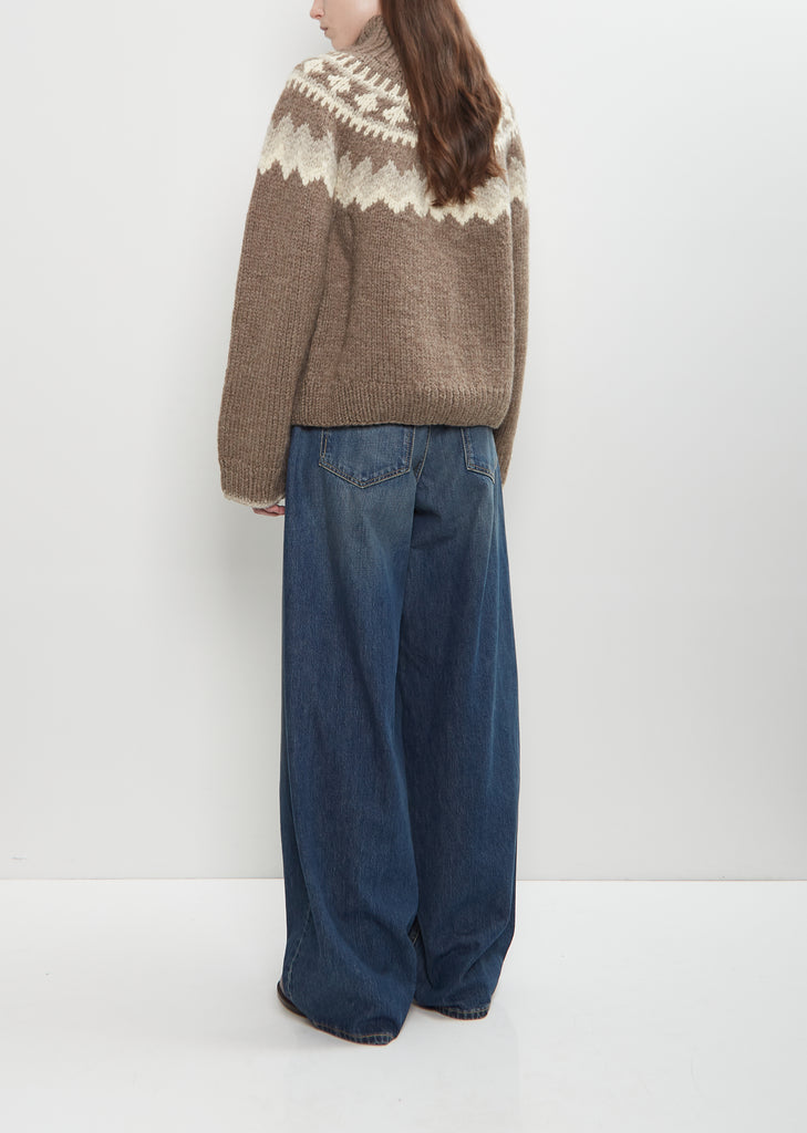 Wool Sedona Hand Knit Sweater