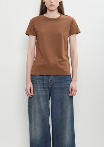 Cotton Mini Boy T — Caramel