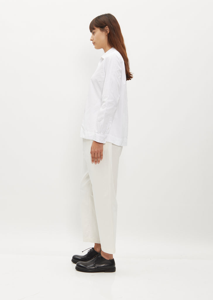 Chloe Cotton Shirt — White