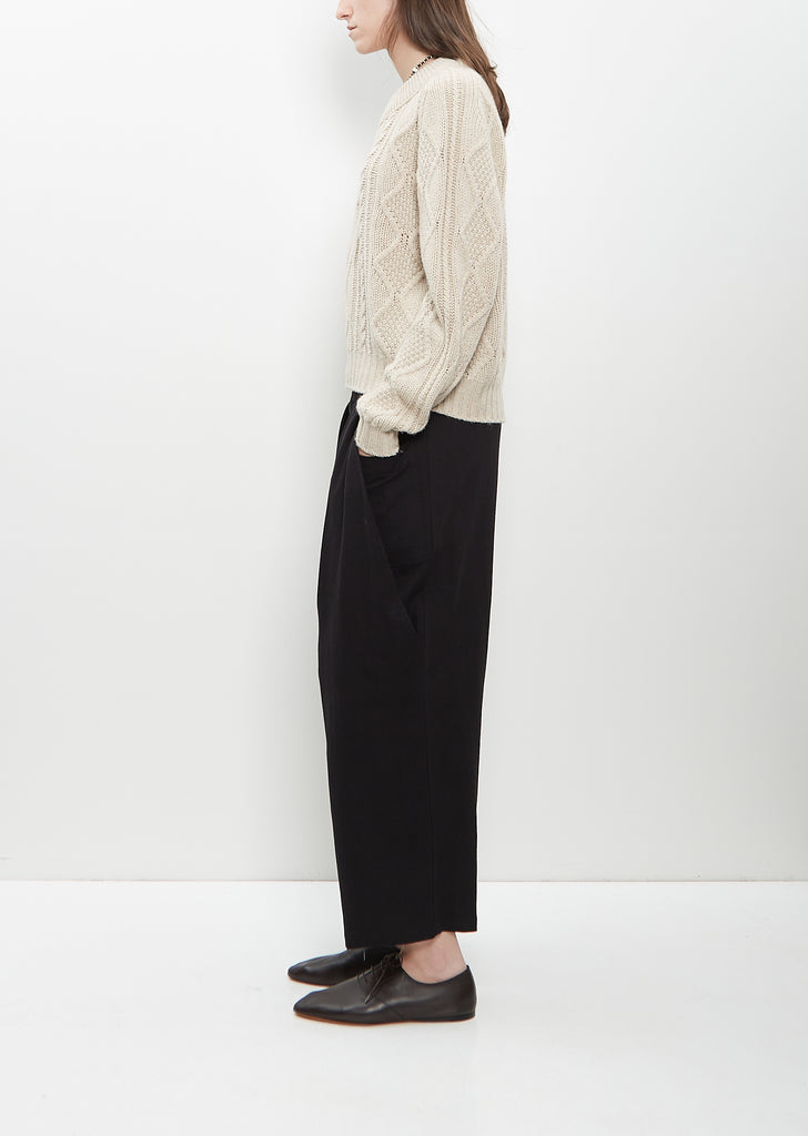 Cashmere Fionn Sweater — Light Brown Natural