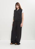 Tricot Wool Cashmere Vest — Dark Grey