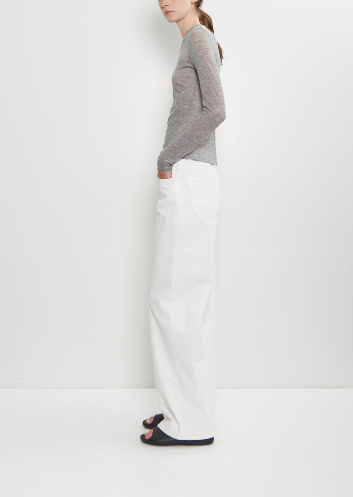 Eglitta Cotton Jean — White