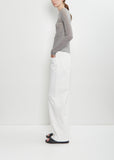 Eglitta Cotton Jean — White