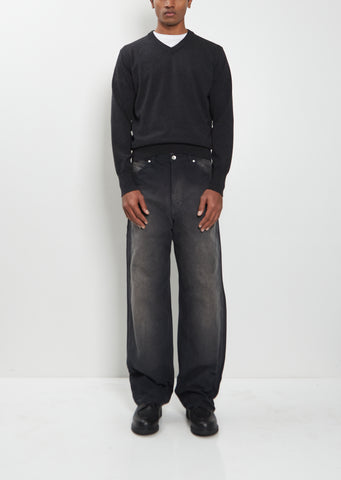 Dyed Organic Cotton Duck Painter Pants