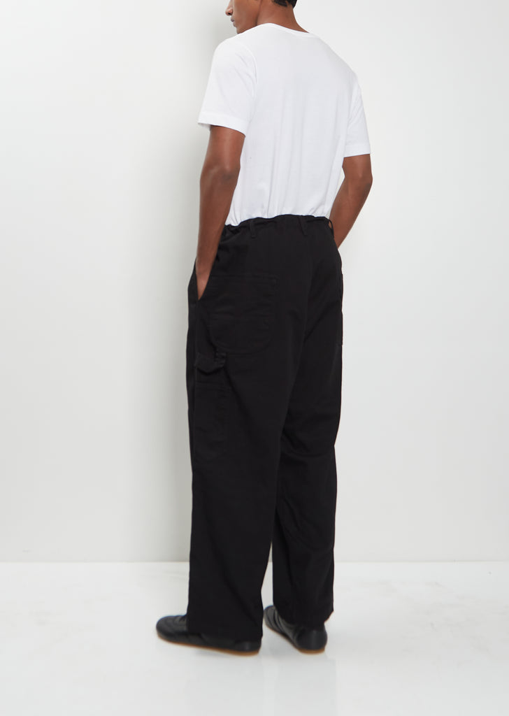 3ST Painter Cotton Pants — Black