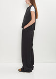 Tricot Wool Cashmere Vest — Dark Grey