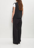 Tricot Wool Cashmere Vest — Dark Grey