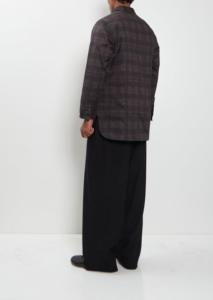 Plaid Padded Cotton Shirt