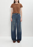 Cotton Denim Roomy Jean