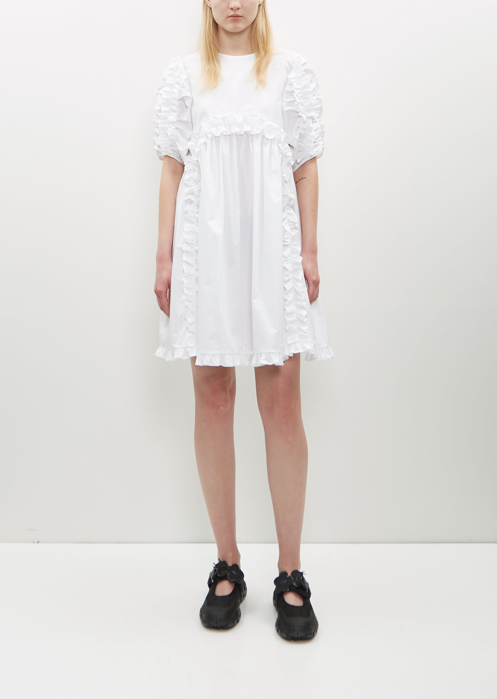 Ginny Dress Cotton — White – La Garçonne