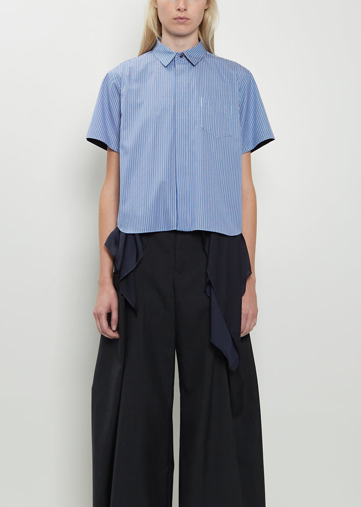 Poplin x Satin Shirt
