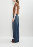 Cotton Denim Roomy Jean