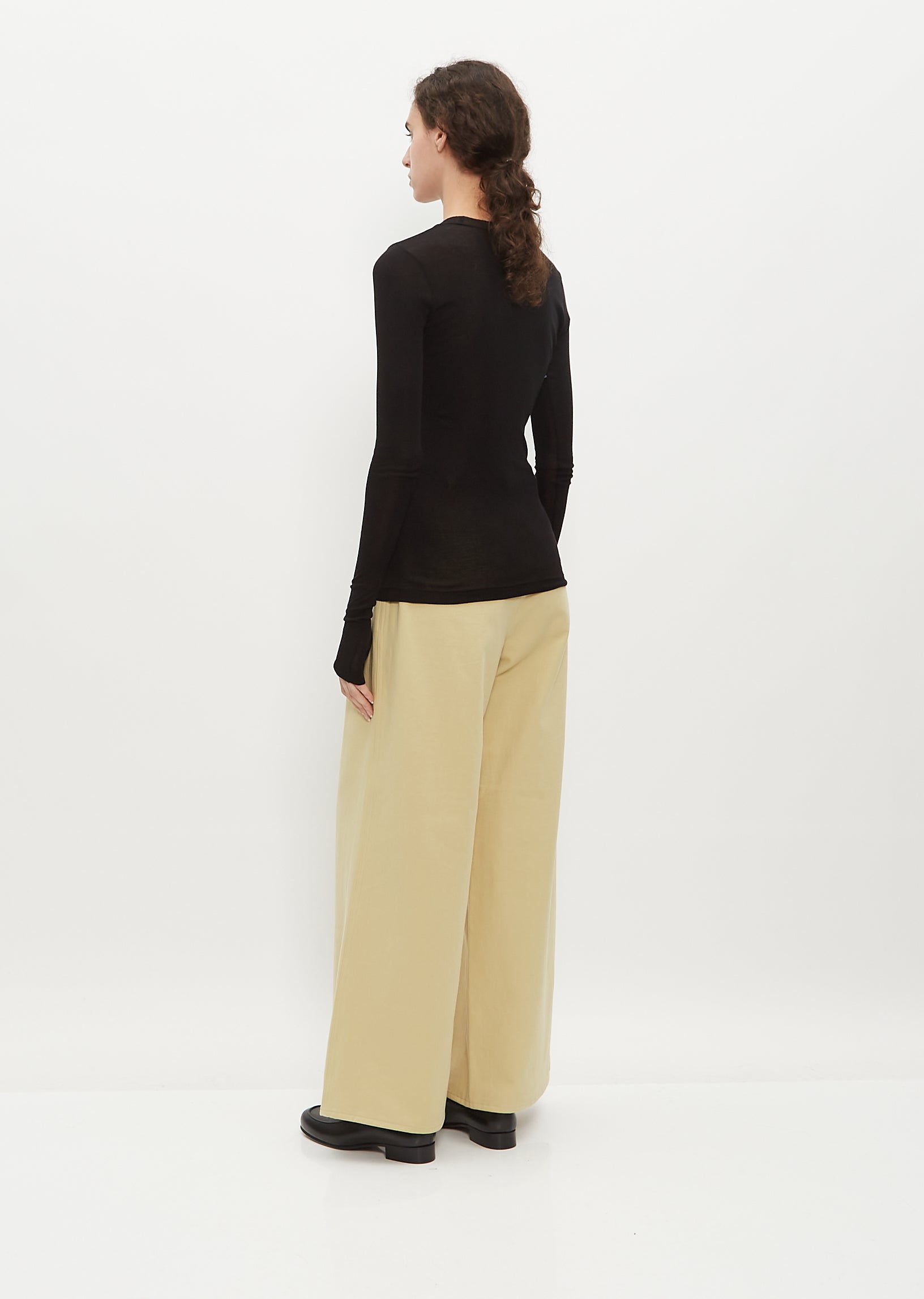 AURALEE High Gauge Rib Knit Pants - パンツ