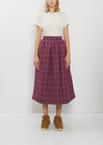 Wool Linen Elevation Down Skirt