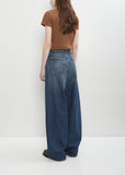 Cotton Denim Roomy Jean