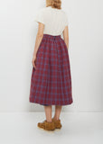 Wool Linen Elevation Down Skirt