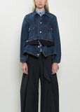 Denim x Wool Melton Jacket