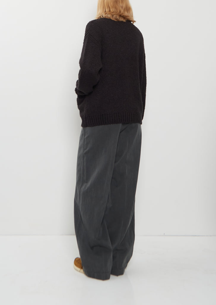 Silk Cowichan Knit Cardigan