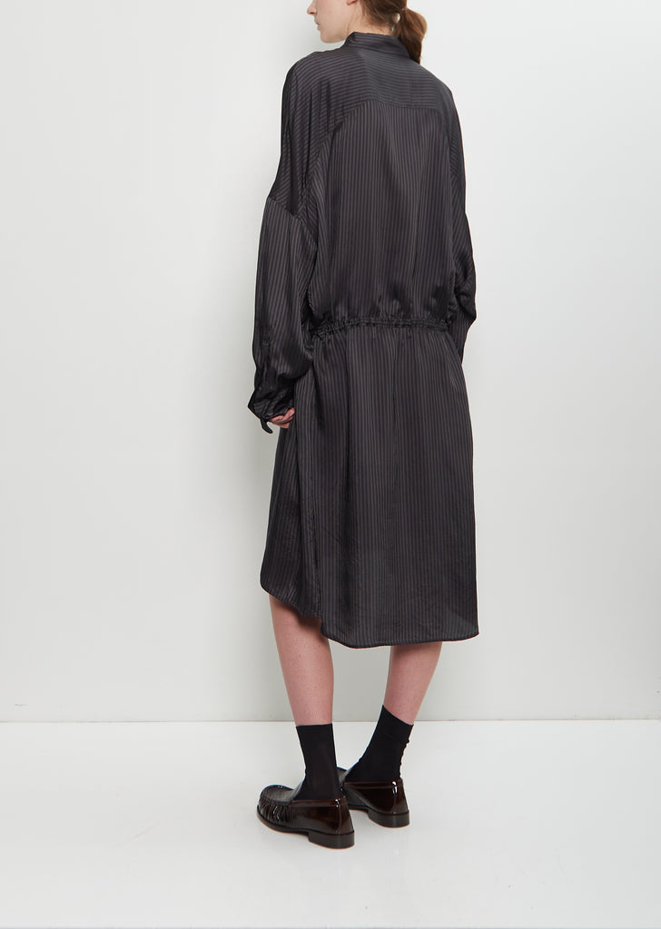 Dindia Cupro Shirt Dress