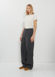 Wool Linen Wide Pants