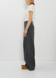 Wool Linen Wide Pants