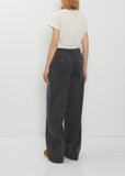 Wool Linen Wide Pants
