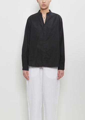 Cotton Dante Shirt — Black