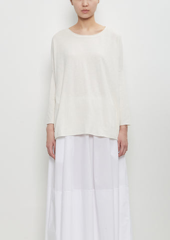 Stretch Linen Cotton Ata Tee — Gala