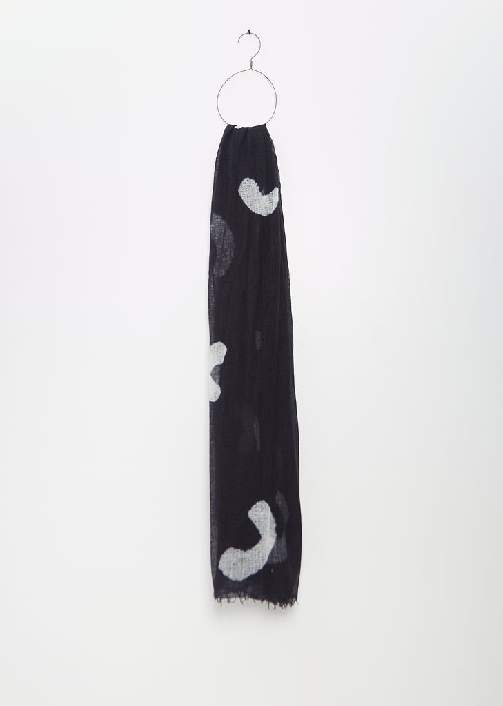 Hand Woven Cashmere Shawl — Black