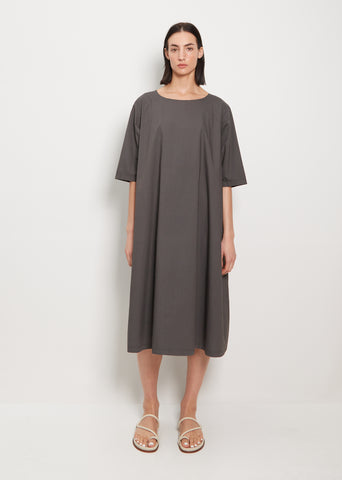 Bia Cotton Dress — Asphalt