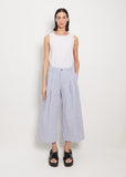 Cropped Wideleg Trousers