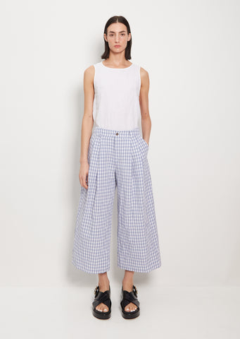 Cropped Wideleg Trousers