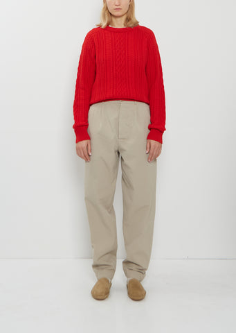 Mili Hiroshi Double Cotton Pant