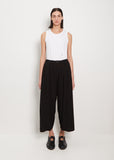 Wide Tuck Trousers